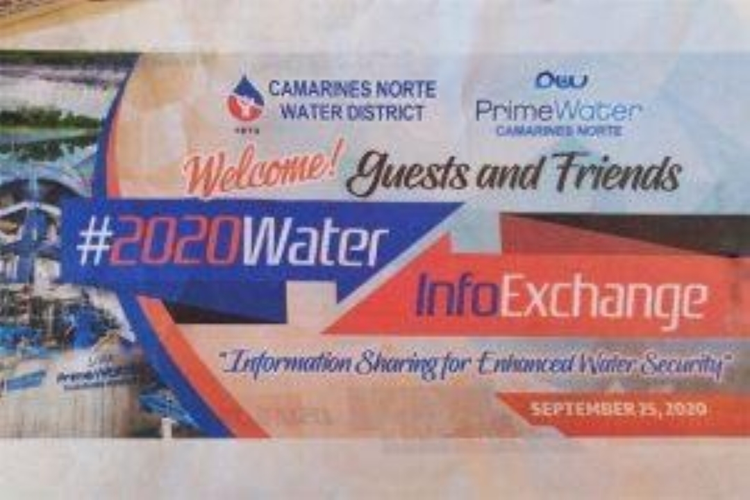 2020 WATER INFO-EXCHANGE PROGRAM, IDINAOS NG CNWD/PWCN