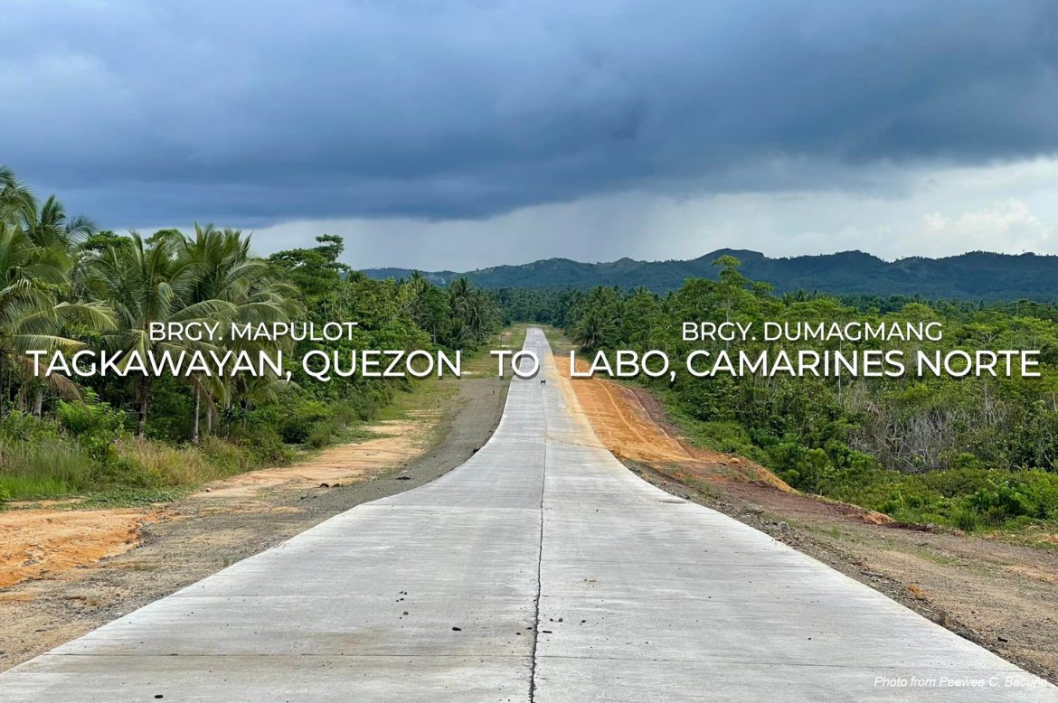 CAMARINES NORTE, SOON TO BE ONLY 10 KILOMETERS AWAY FROM TAGKAWAYAN, QUEZON!