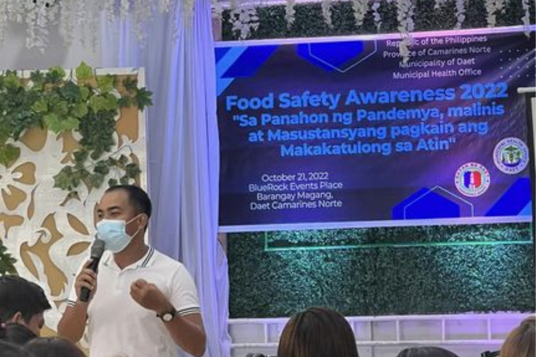 Food Safety Awareness 2022 na may Temang: “Sa Panahon ng Pandemya, malinis at Masustansyang pagkain ang makakatulong sa Atin” Inilunsad sa Bayan ng Daet