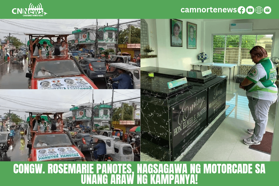 CONGW. ROSEMARIE PANOTES, NAGSAGAWA NG MOTORCADE SA UNANG ARAW NG KAMPANYA!