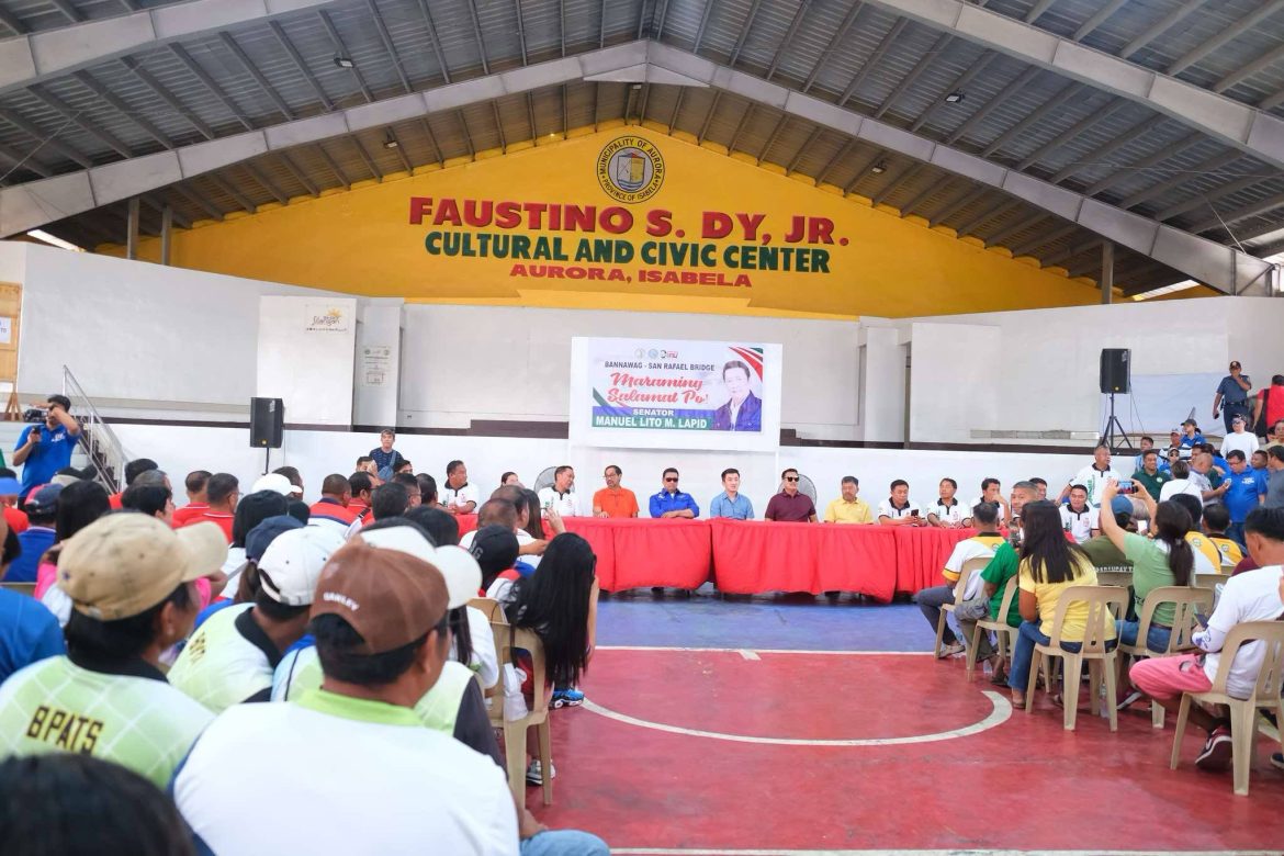 SUPORTA NG PAMILYANG DY SA ISABELA NASUNGKIT NI SEN. LITO LAPID