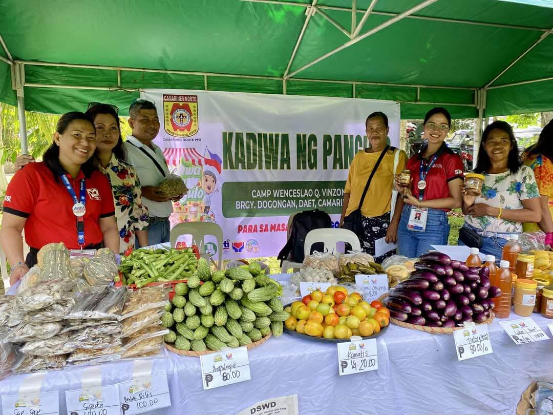 MATAGUMPAY NA PAGLULUNSAD NG “KADIWA NG PANGULO SA KAMPO” SA CAMARINES NORTE PPO